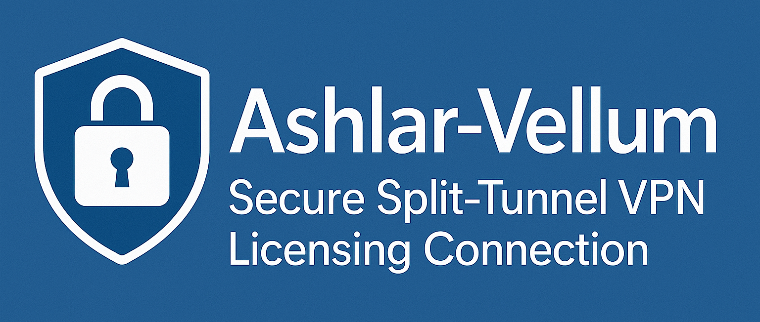 Ashlar-Vellum Secure VPN
